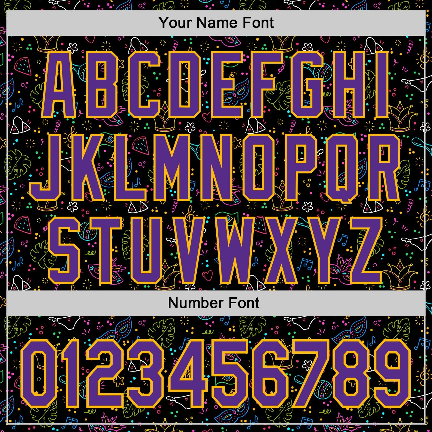 Custom Black Purple-Gold 3D Pattern Design Mardi Gras Shrove Tuesday Authentic Baseball Jersey