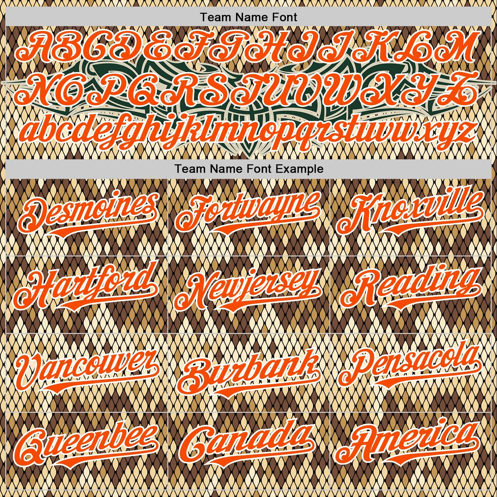 Custom Black Orange-White 3D Pattern Design Rave Party Animal Snake Python Print Authentic Baseball Jersey