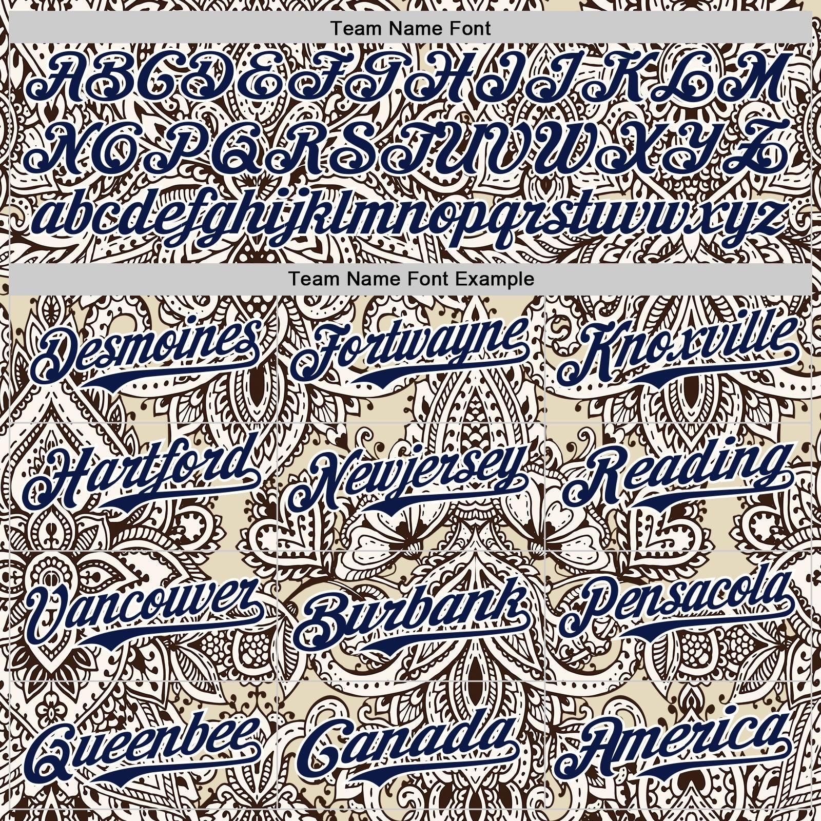 Custom Cream Navy-White 3D Pattern Design Burner Costumes Paisley Bandana Authentic Baseball Jersey
