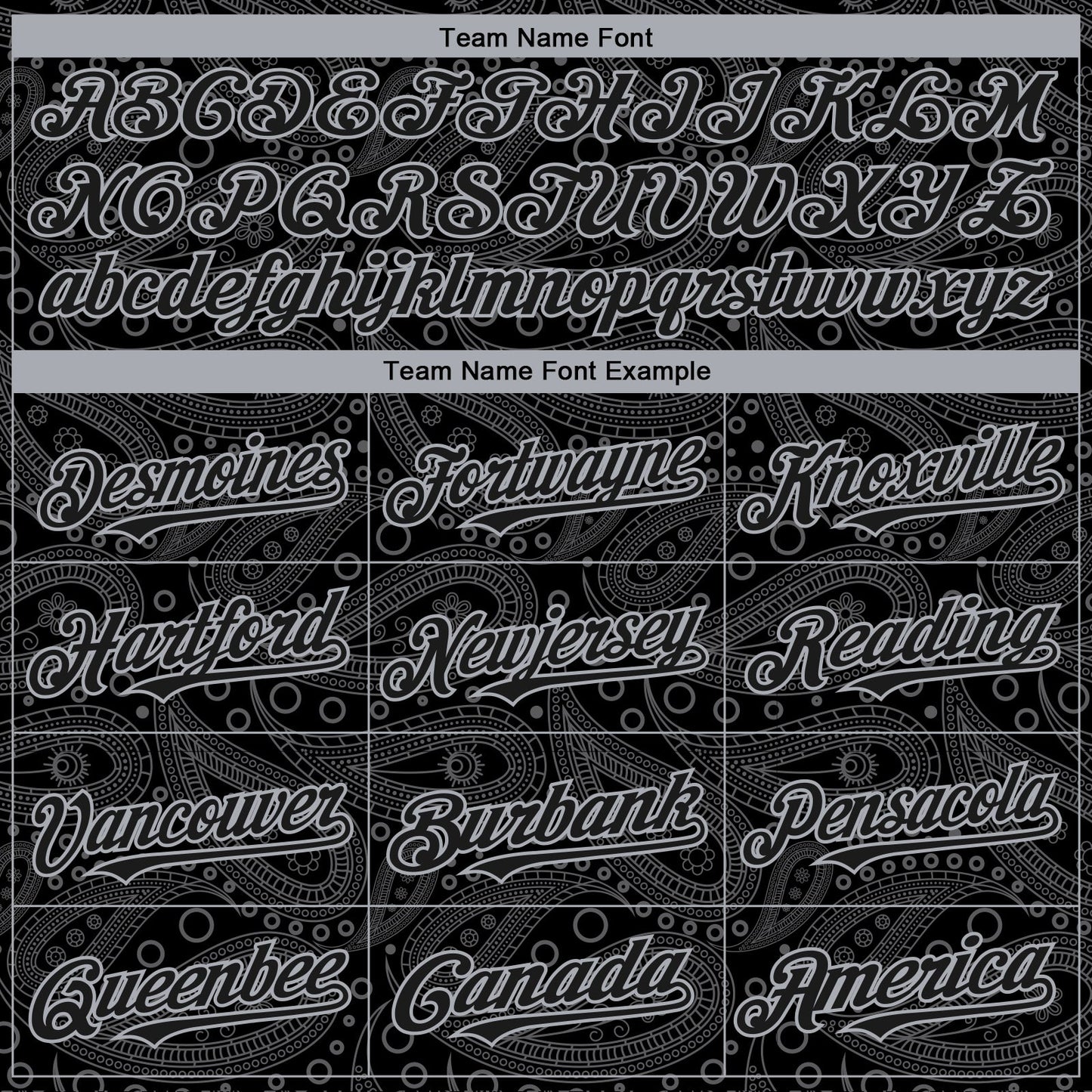 Custom Black Gray Rave Party Ethnic Paisley Bandana Authentic Baseball Jersey