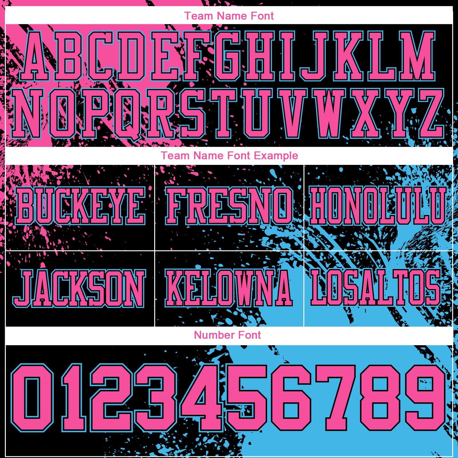 Custom Black Pink-Sky Blue 3D Pattern Abstract Brush Stroke Authentic Football Jersey T-Shirts, Hoodie, Sweatshirt (Image 3)