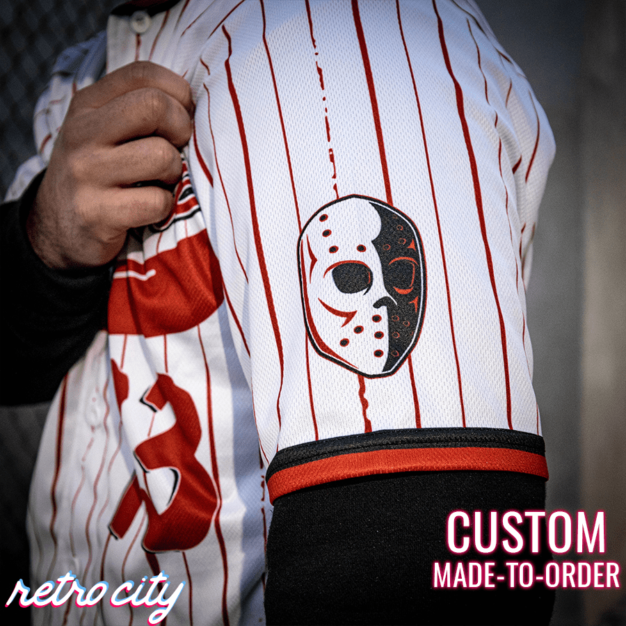 Camp Crystal Lake Jason Voorhees Custom Baseball Jersey