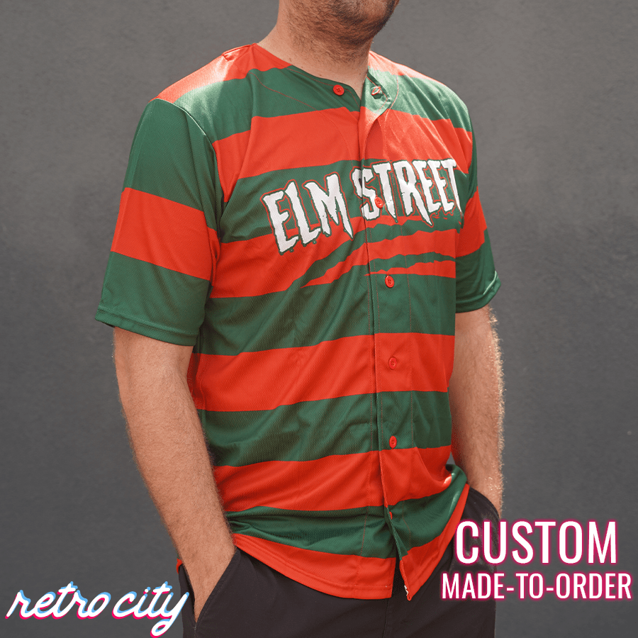 Elm Street Sweet Dreams Custom Baseball Jersey