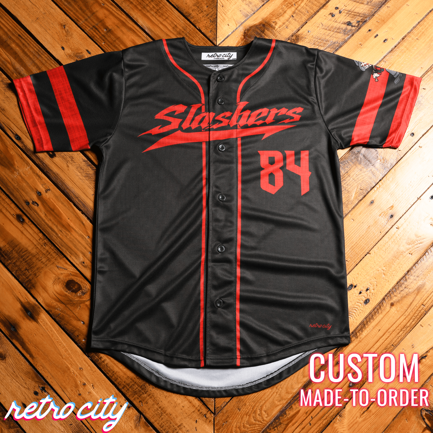 Freddy Slasher Series Full-Button Baseball Jersey