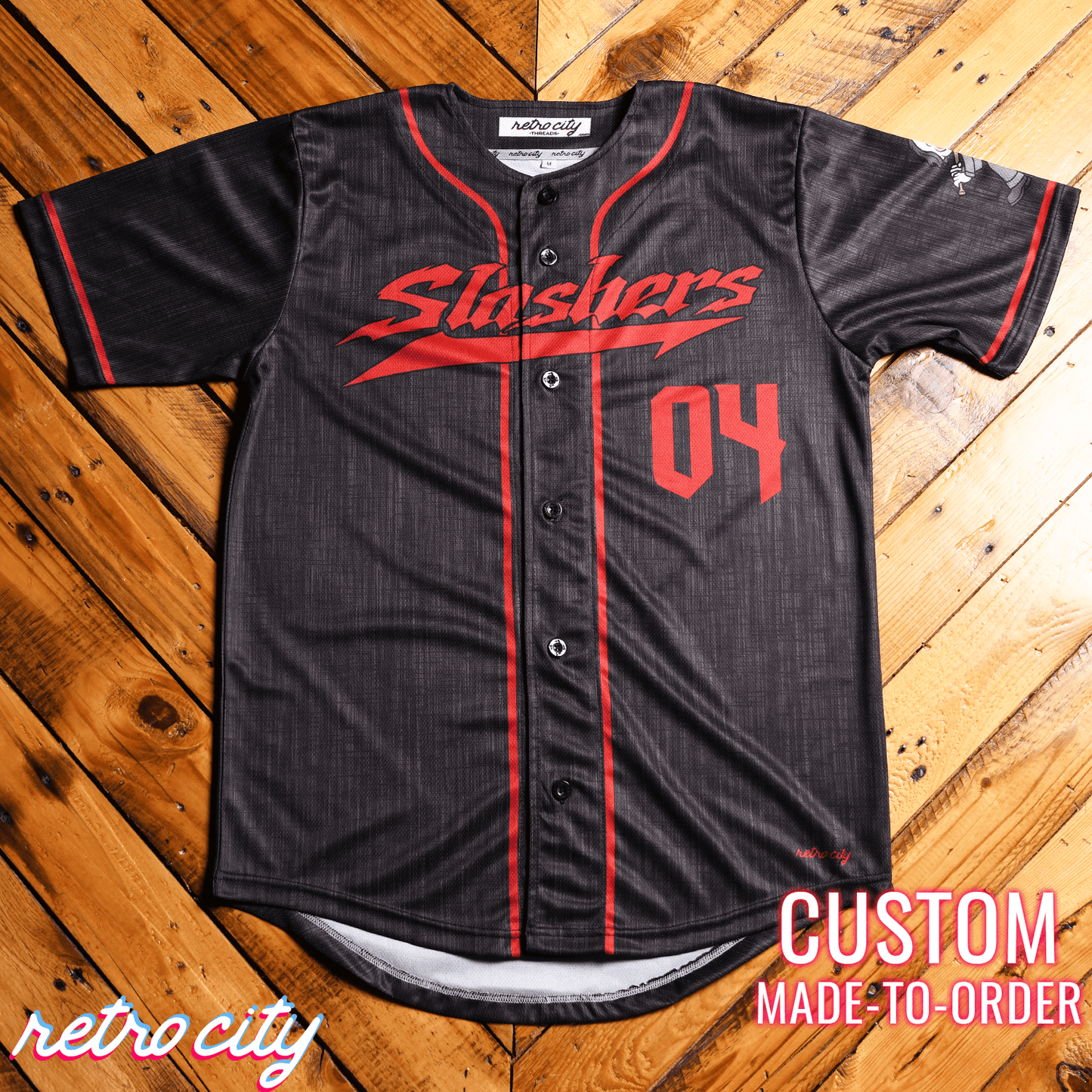 Billy Slasher Series Full-Button Baseball Jersey
