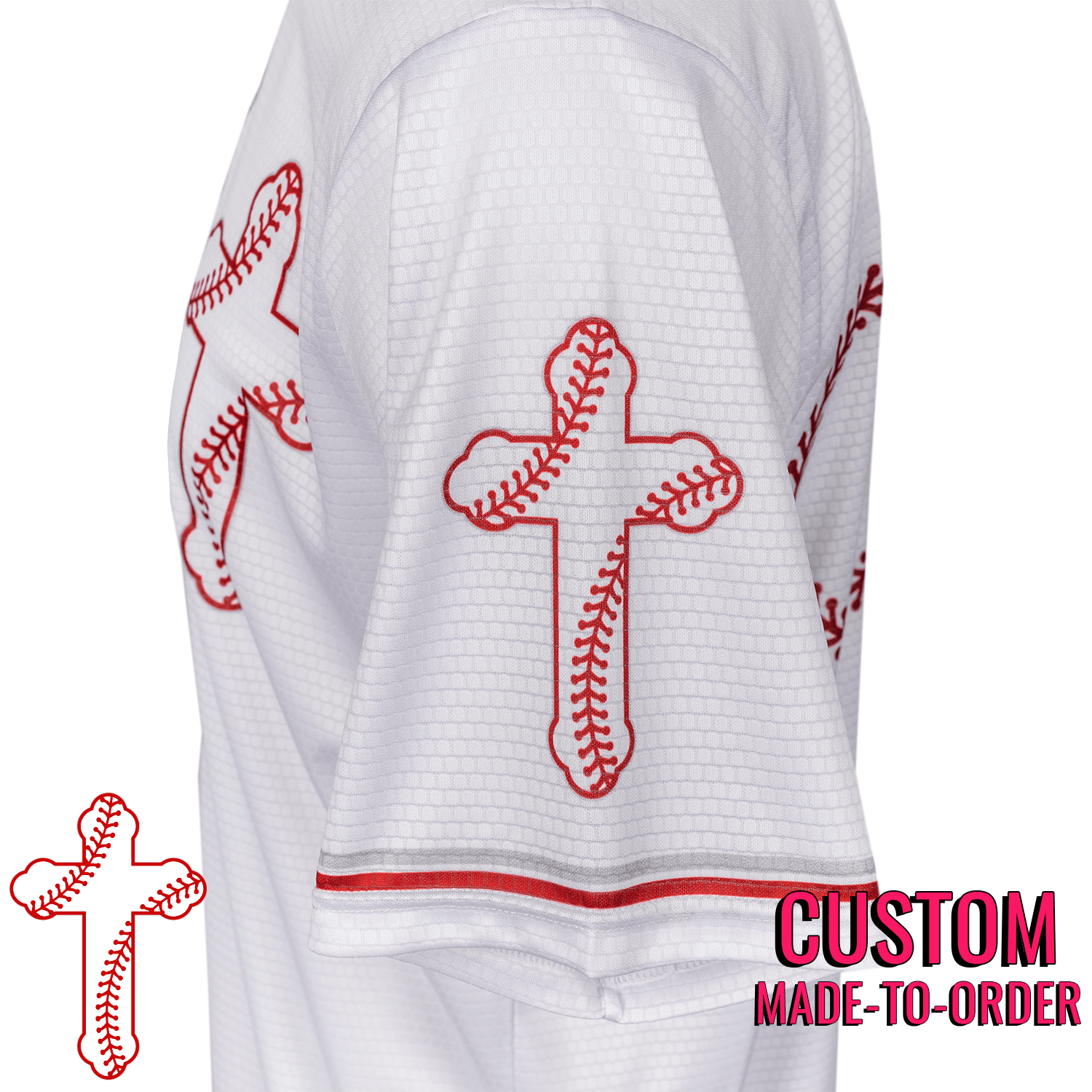 Baseball Seam Cross Lifestyle Baseball Jersey *CUSTOM*