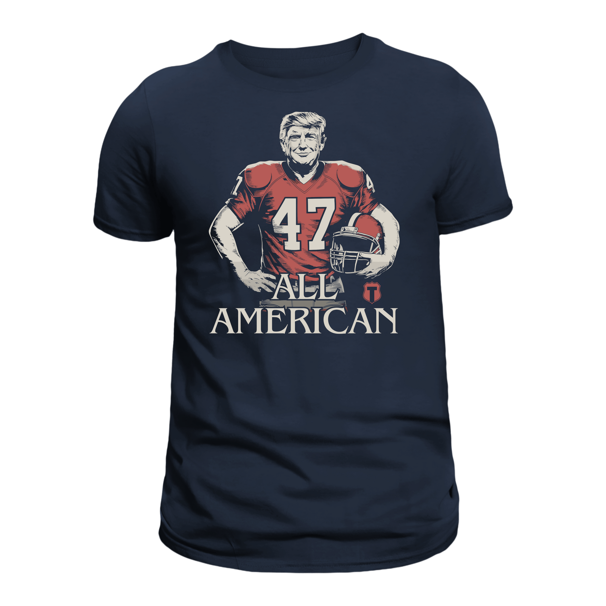All American T-Shirt Hoodie, Sweatshirt | WearSparks.com (Image 1)