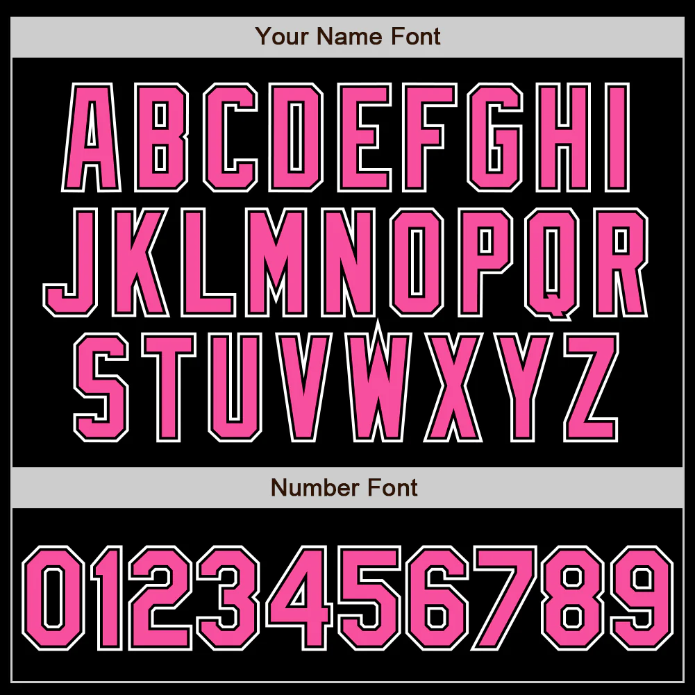 Custom Black Pink-White Authentic Fade Fashion Baseball Jersey