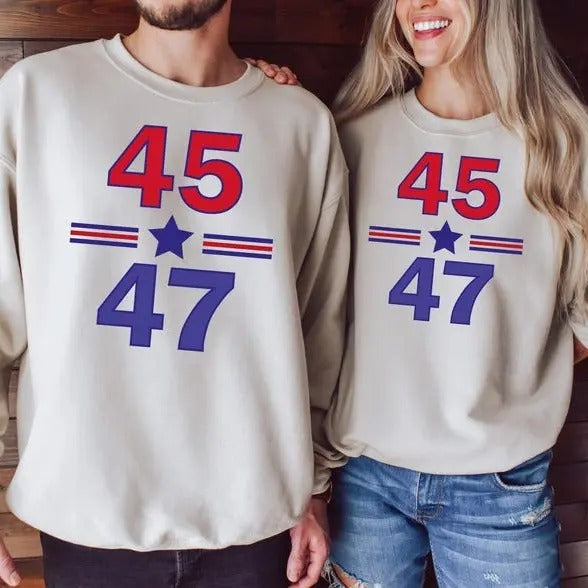 45 47 Trump Shirt, Trum Winner Shirt, 47th President Trumm, 2025 Inauguration Day Tee, Republican Gifts Maga, Make...