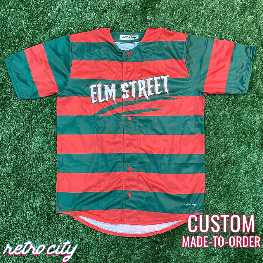 Elm Street Sweet Dreams Custom Baseball Jersey
