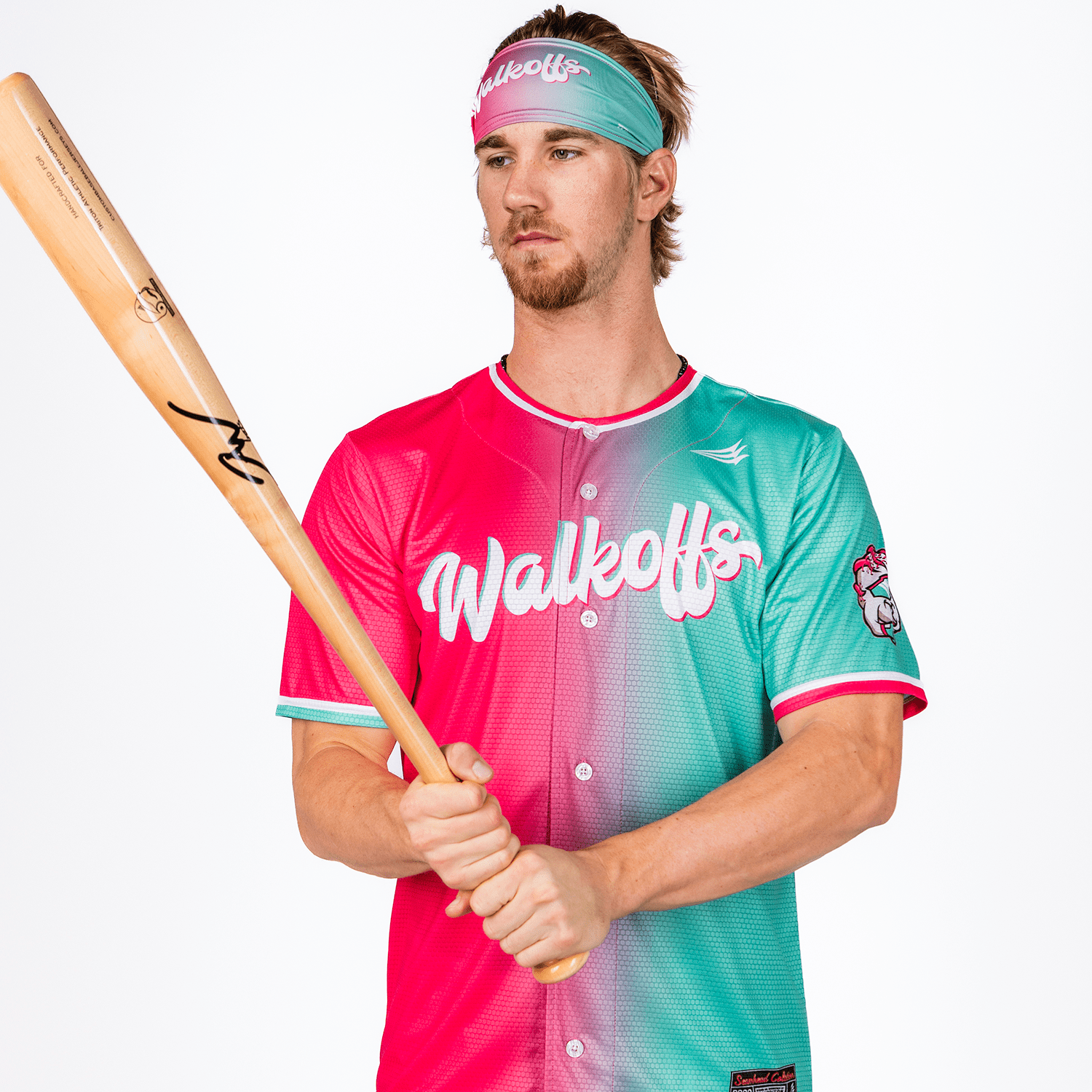 Watermelon Walkoffs Lifestyle Baseball Jersey *CUSTOM*