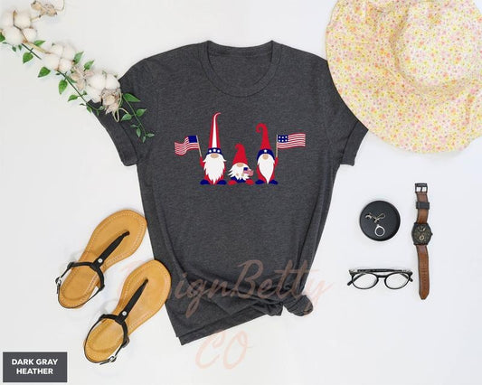 4th Of July Gnomes Shirt Gnome Shirt Fourth Of July Shirt American Flag Shirt Independence Day Gift 4th Of July Shirt...