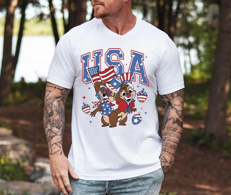 4th Of July Tshirt Sweatshirt, Independence Day Shirt, July Forth Shirt, Mouse Matching Family Shirt Hoodie | WearSparks.com