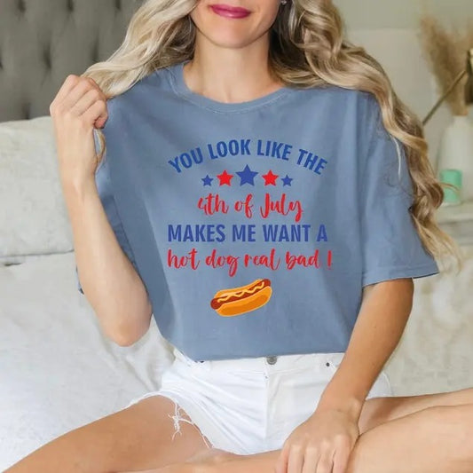 4th of July America Shirt, You Look Like The Fourth Of July Shirt, USA Flag Shirt, Memorial Day Tee, 4th of July Women's...