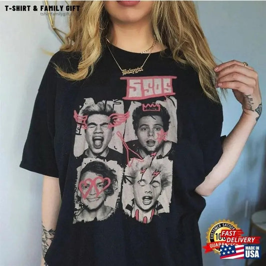 5 Second Of Summer Shirt 5Sos World Tour 2023 Seconds Shirt Hoodie, Sweatshirt | WearSparks.com