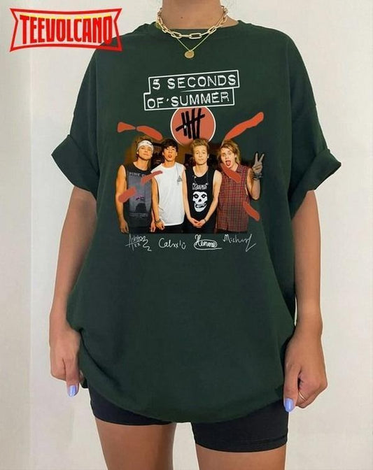 5 Seconds Of Summer Vintage Music Graphic , The Show Tour Merch T-Shirts, Hoodie, Sweatshirt | WearSparks.com