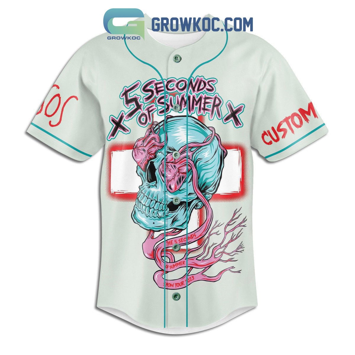 5 Seconds Of Summer Were Too Young, Too Dumb To Know Things Like Love Personalized Baseball Jersey