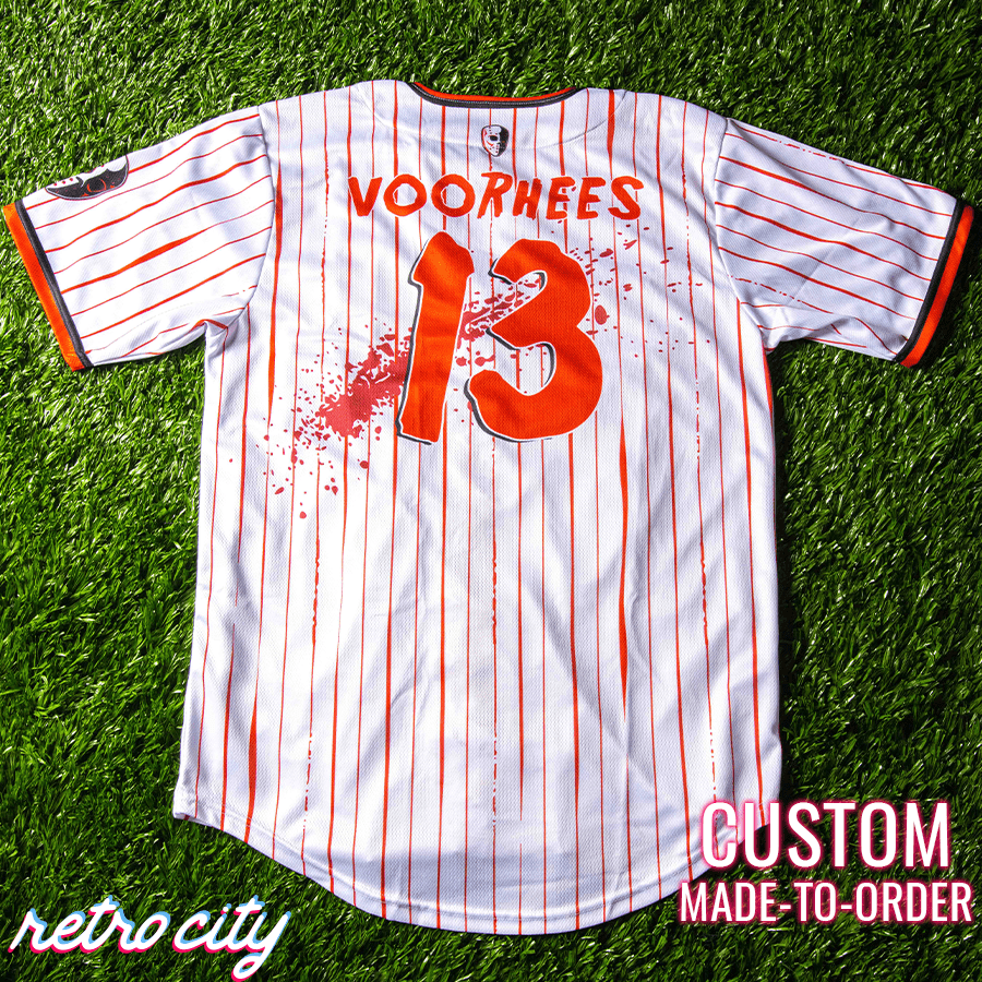 Camp Crystal Lake Jason Voorhees Custom Baseball Jersey
