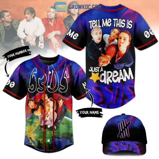 5Sos Tell Me This Is Just A Dream Personalized Baseball Jersey