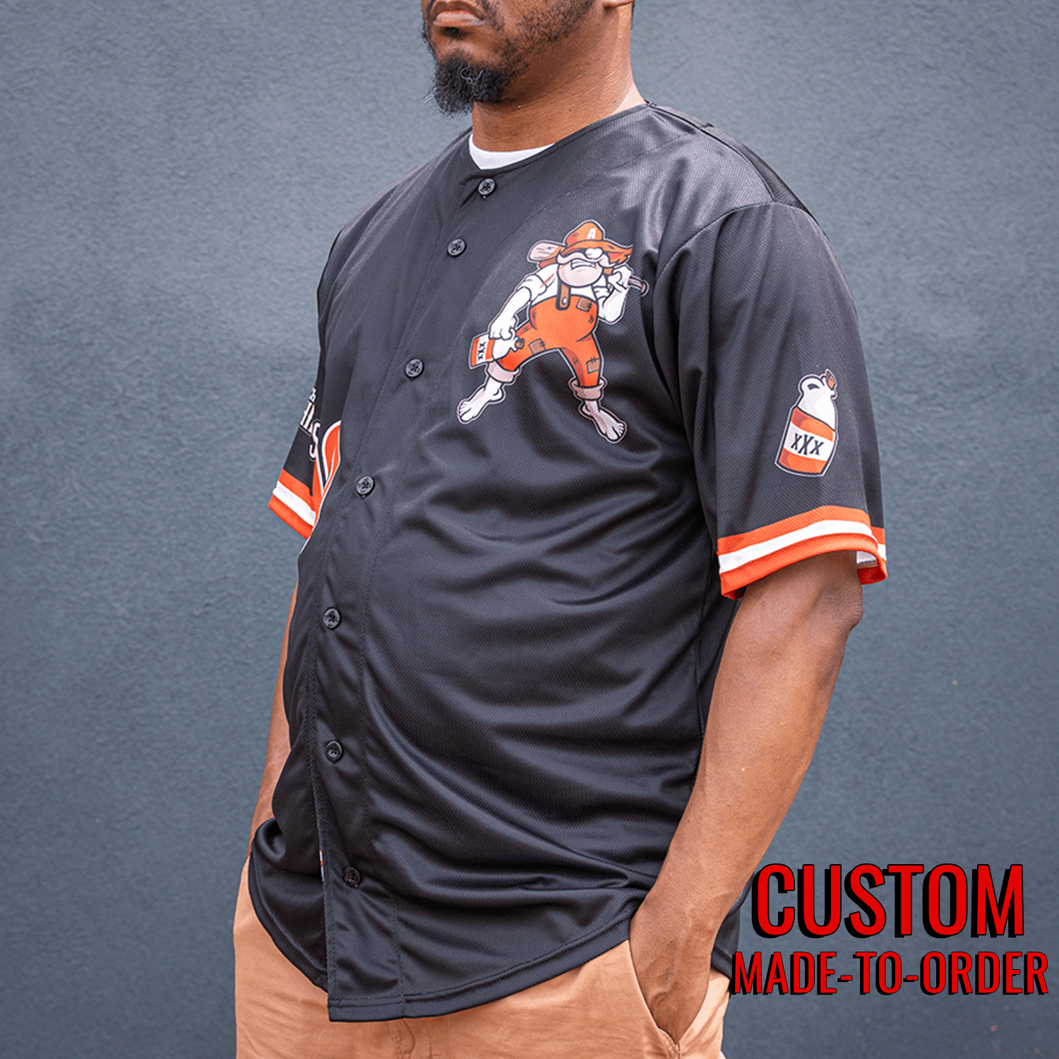 Appalachian Moonshiners Seamhead Baseball League Jersey (Away) *CUSTOM*