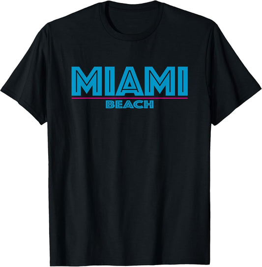 Retro Miami Beach Florida Graphic Tees