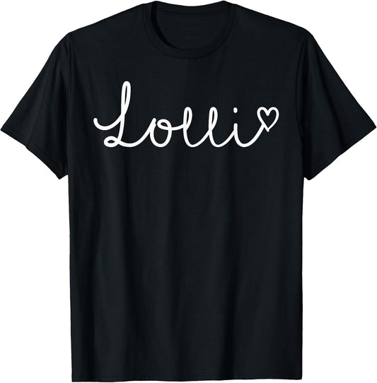 Lolli Gifts for Women Grandma Heart Mother's Day Lolli T-Shirt