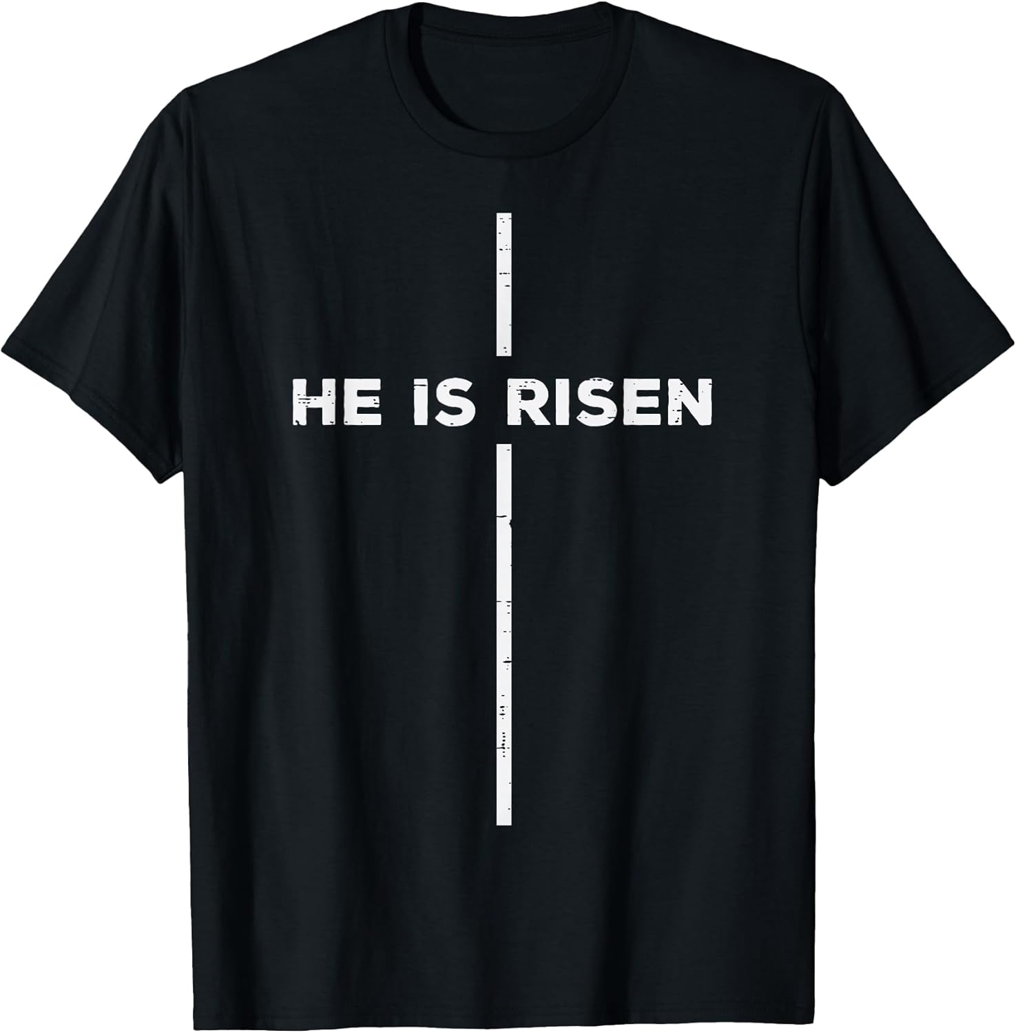 Easter He is Risen Cross Jesus Religious Men Women Kids Teen T-Shirt