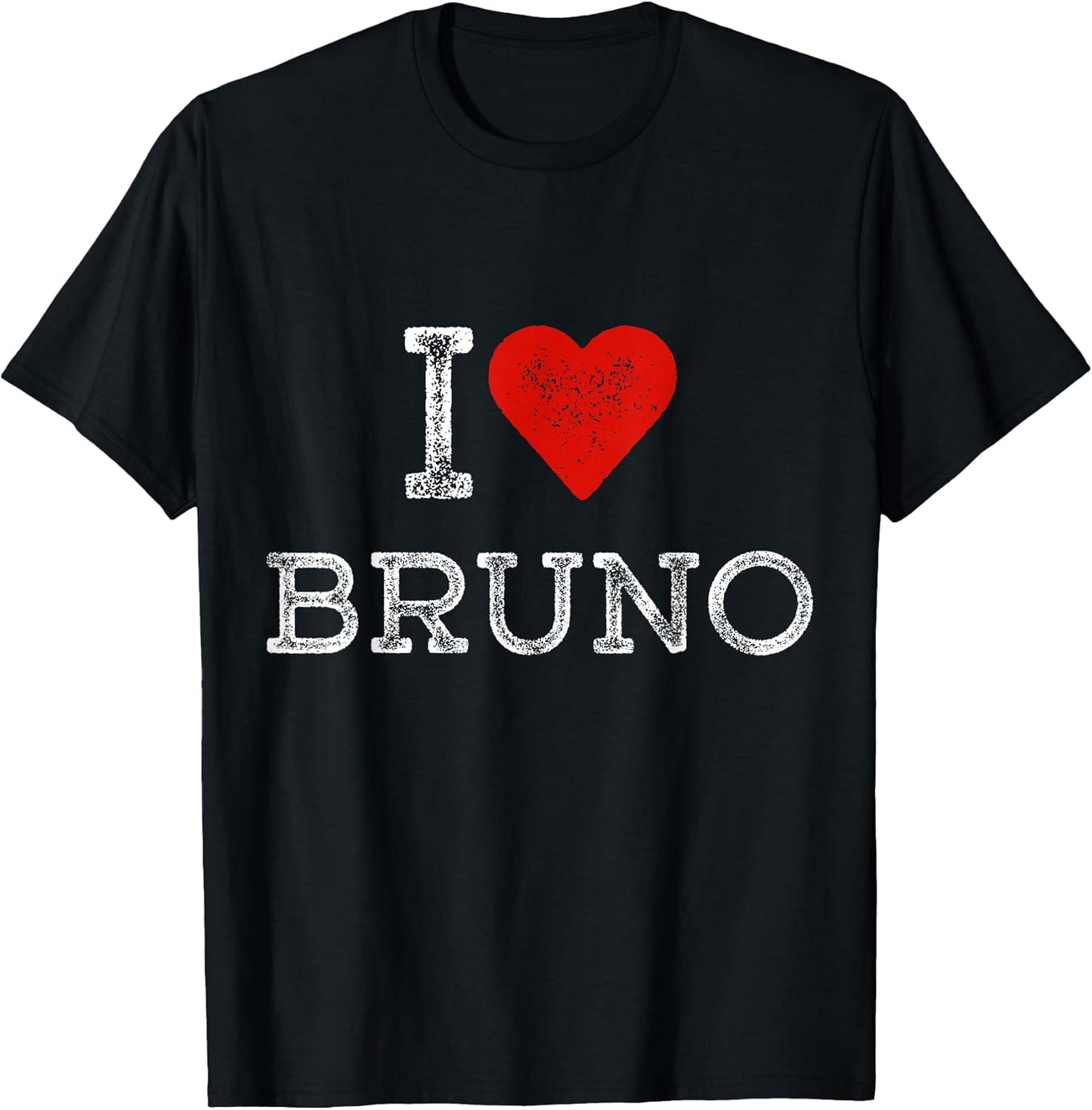 Retro I Heart Bruno Gifts For Men Women Kids