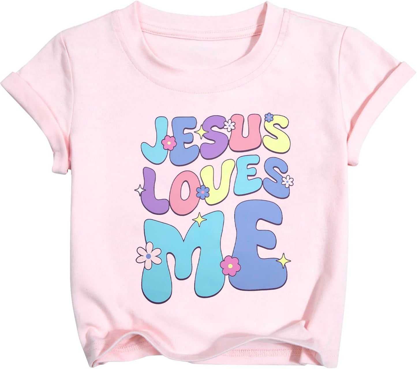 God is Good All The Time T-Shirt Girls Christian Shirts for Kids Toddlers Short Sleeve Graphic Tshirts Religious Top