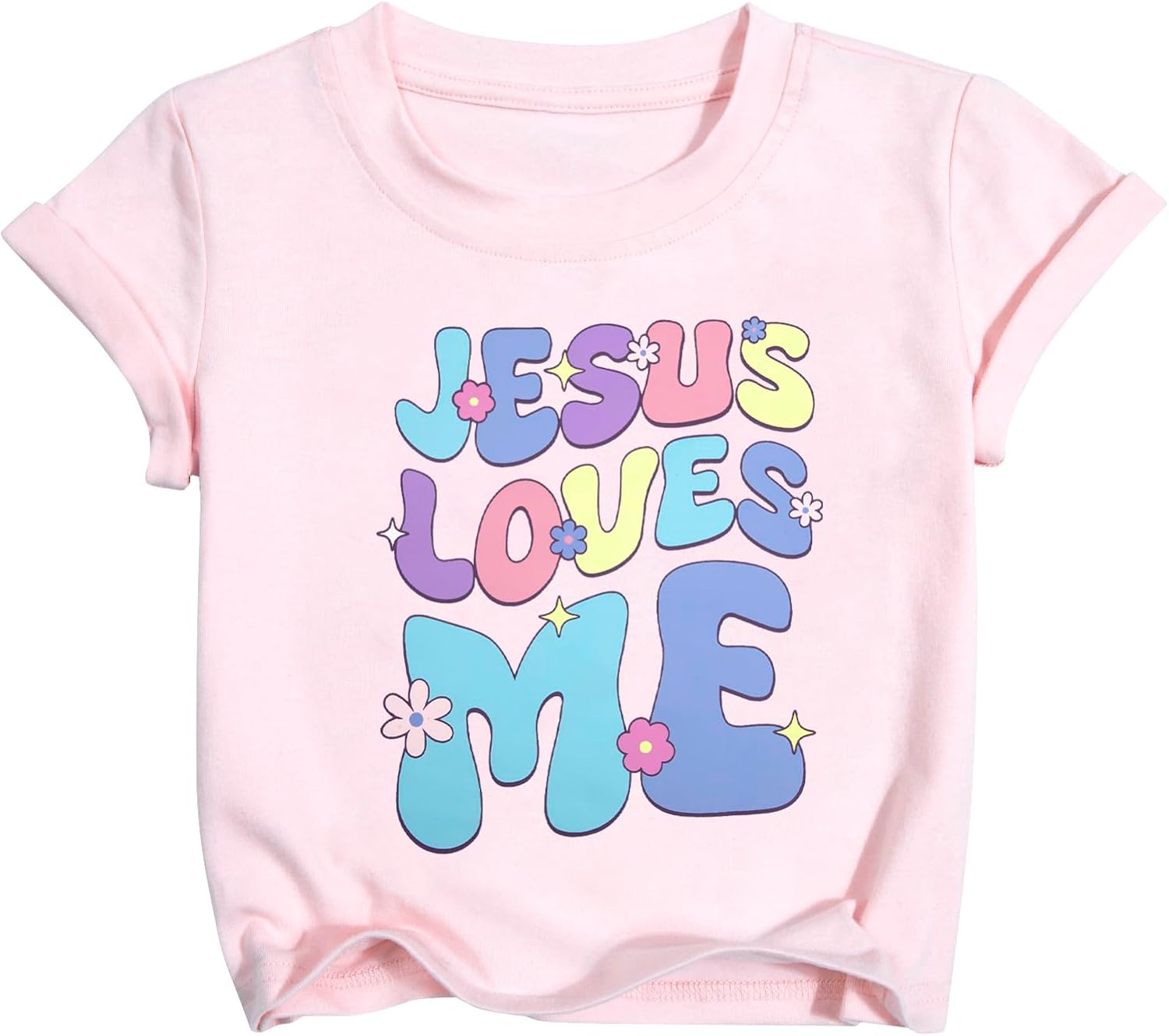 God is Good All The Time T-Shirt Girls Christian Shirts for Kids Toddlers Short Sleeve Graphic Tshirts Religious Top