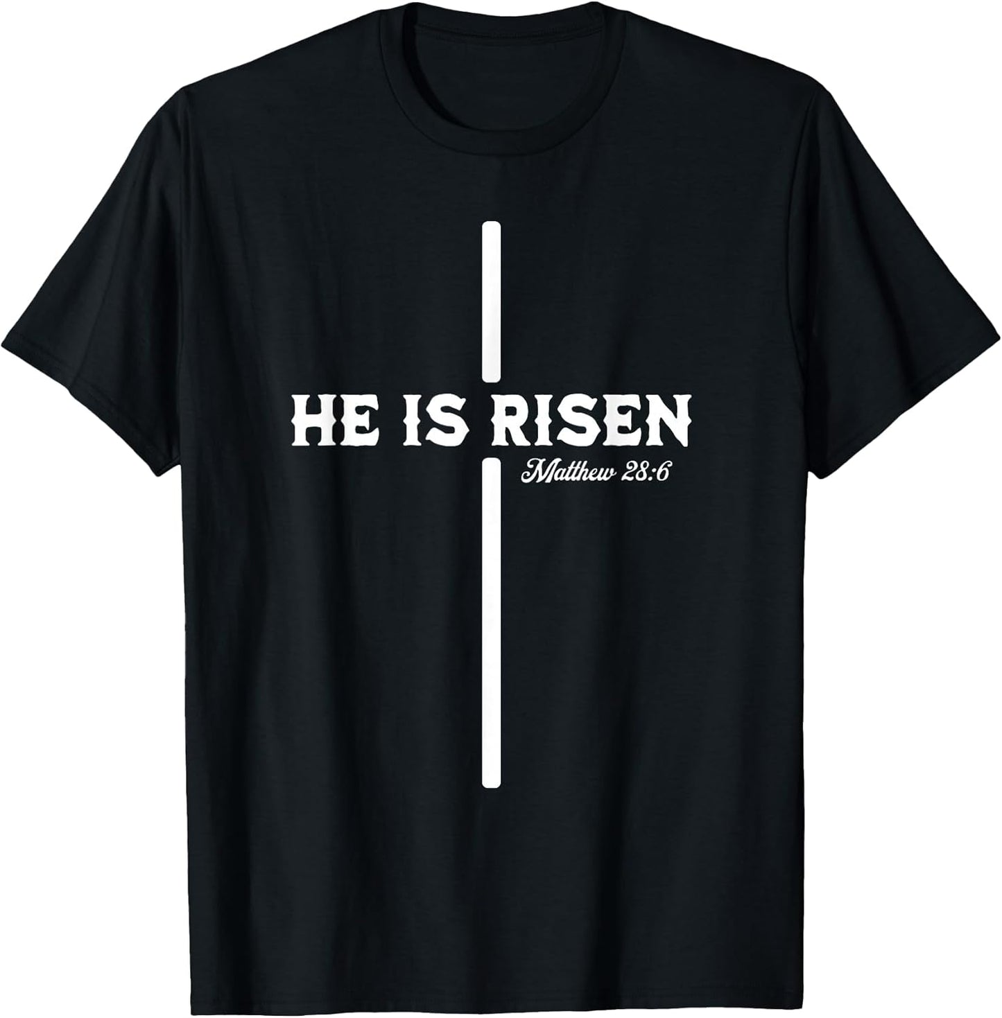 He is Risen Cross Jesus Happy Easter Christian