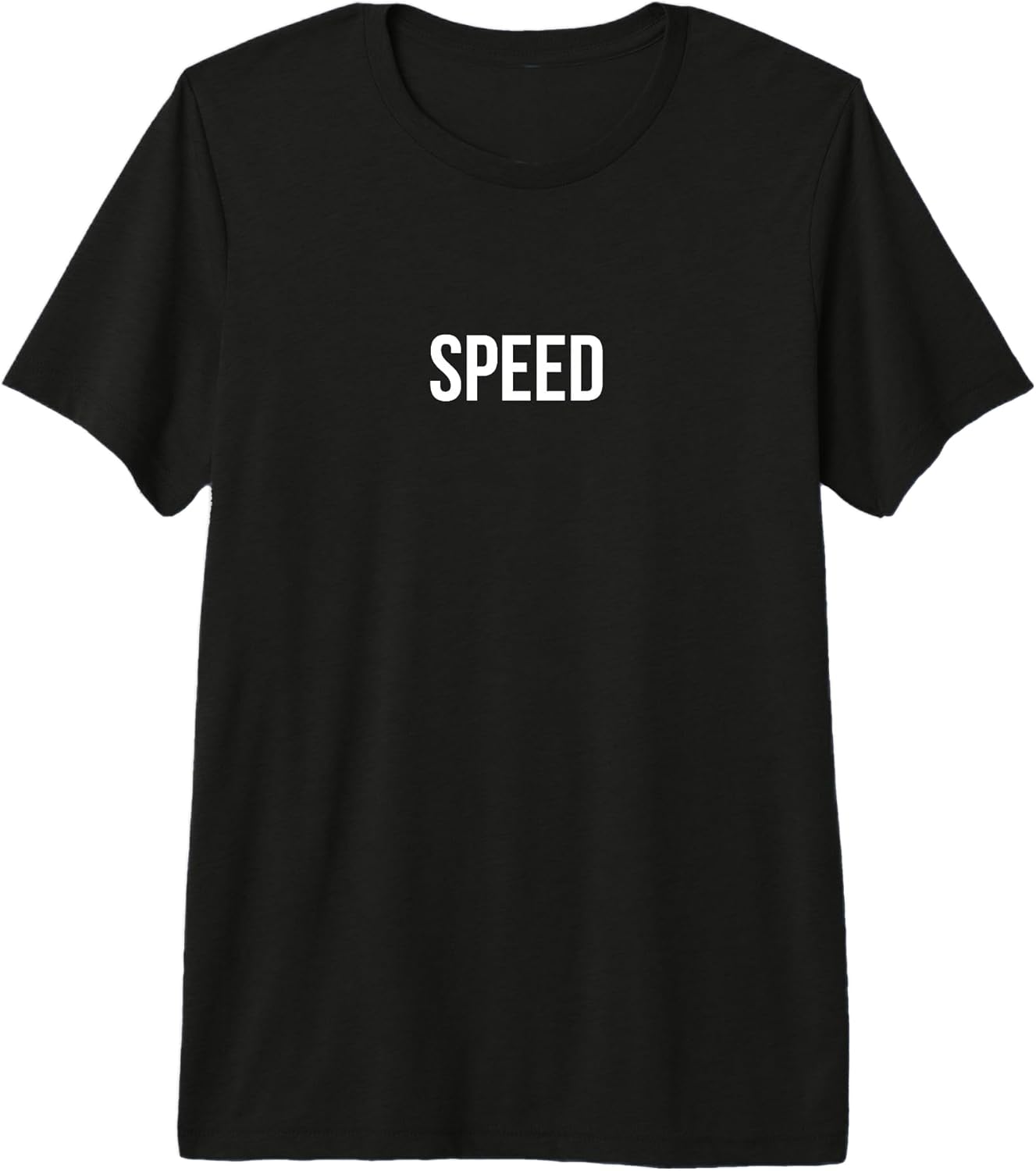 Speed Saying Funny Text Minimalist Design