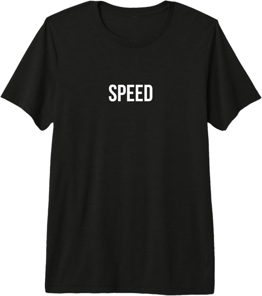 Speed Saying Funny Text Minimalist Design