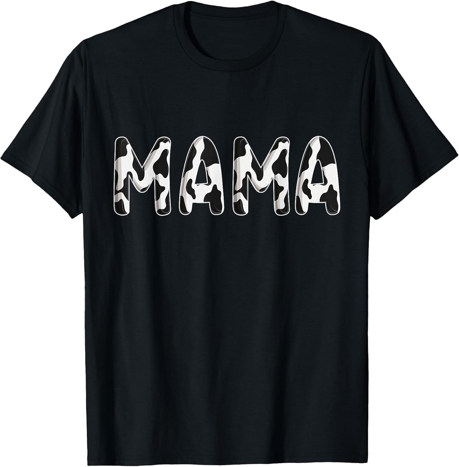 Cow Mama Birthday Family Matching Mothers Day Boy Girl Farm T-Shirt Small