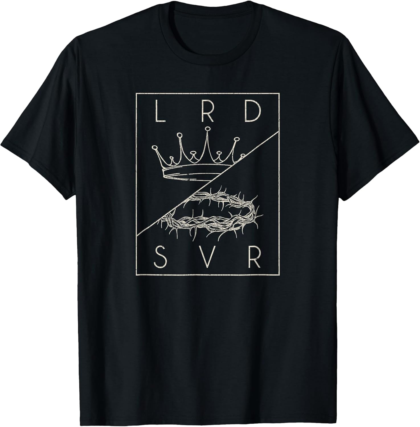 Vintage Retro Jesus Christian Lord & Savior graphi