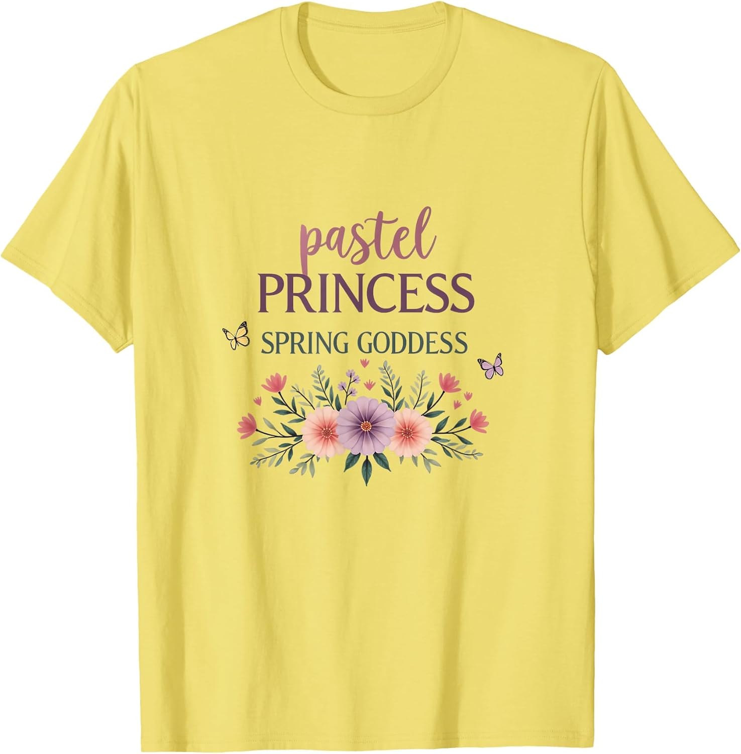 Pastel Princess Spring Goddess Easter Design T-Shirt