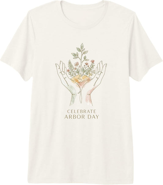 Arbor Day 2026 Minimalist Boho Floral Nature Ts