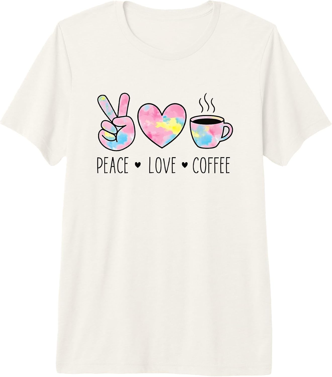 Cute Peace Love Graphic T-Shirts for Women & Girls