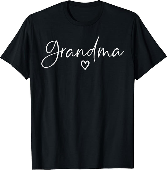Grandma Gifts for Women Heart Mother's Day Grandma T-Shirt