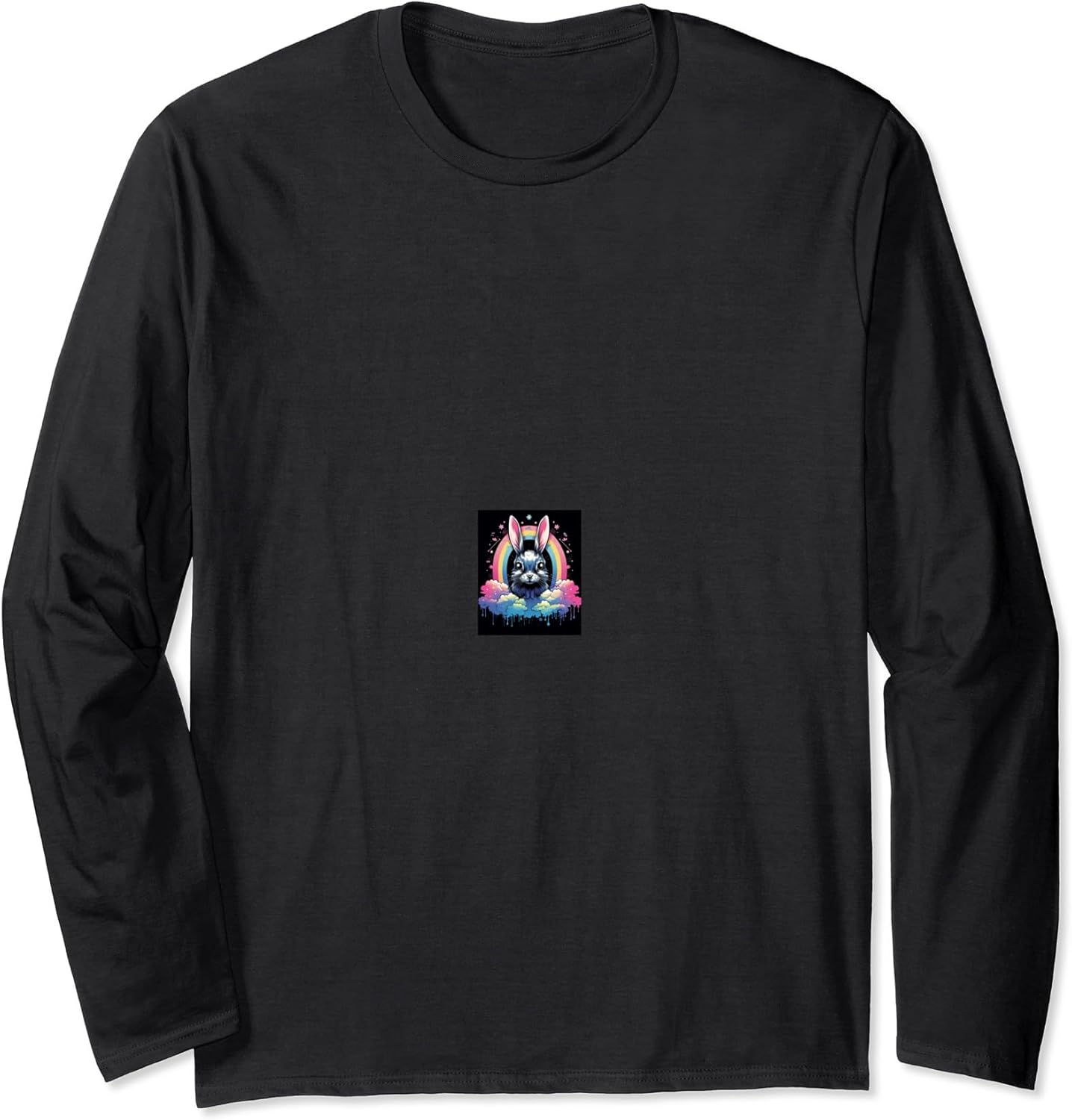 Easter Bunny Pastel Goth Long Sleeve T-Shirt