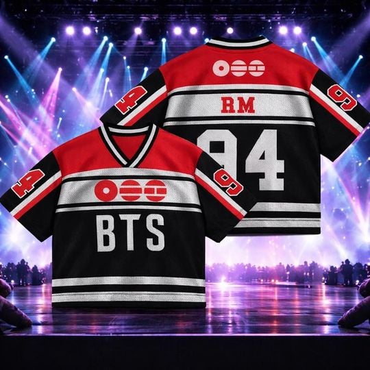 Personalized Kpop Jersey, Custom Kpop Football Jersey, Kpop Merch Gift for Fan
