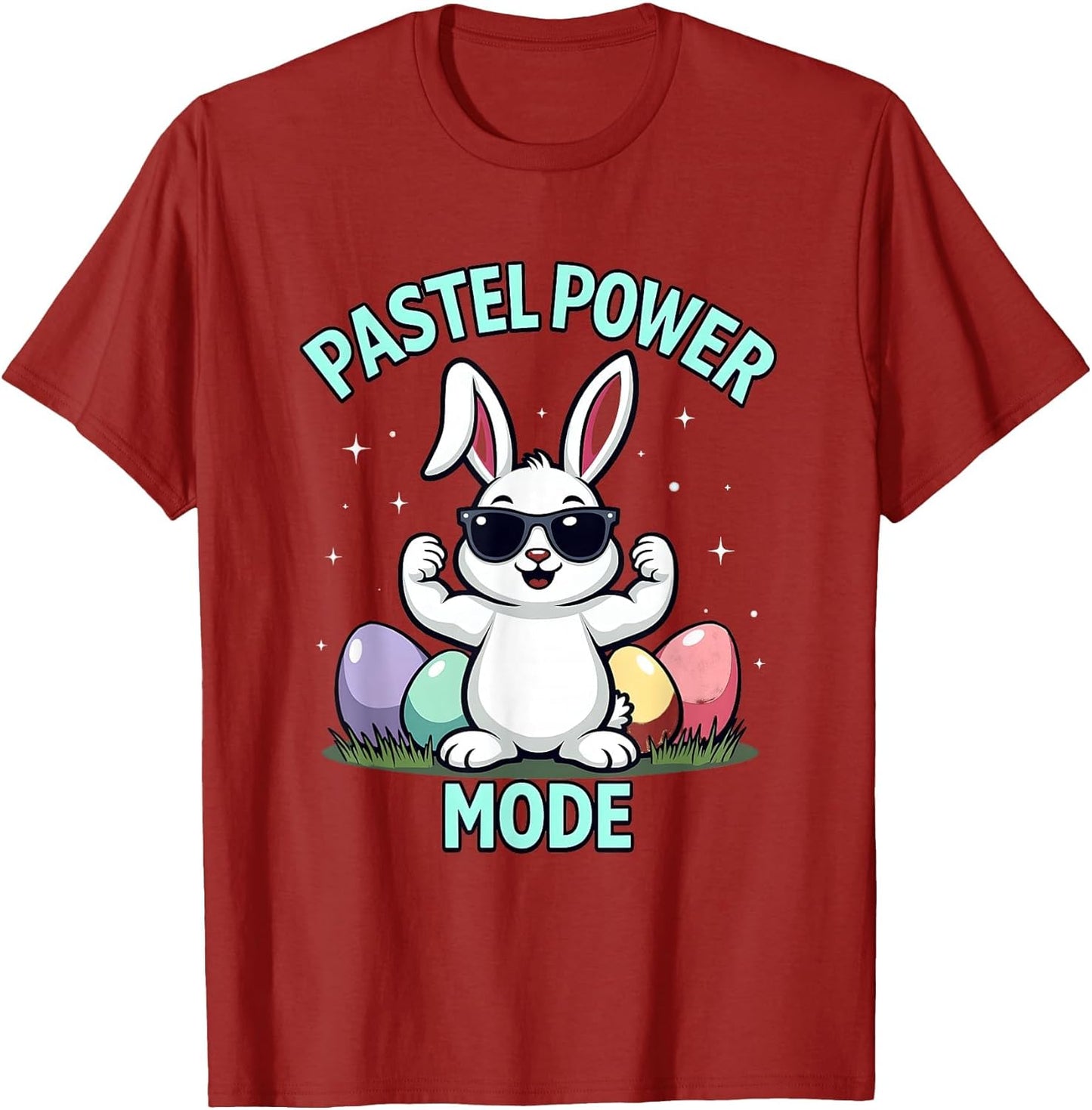 Pastel Power Mode Womens Easter Design T-Shirt