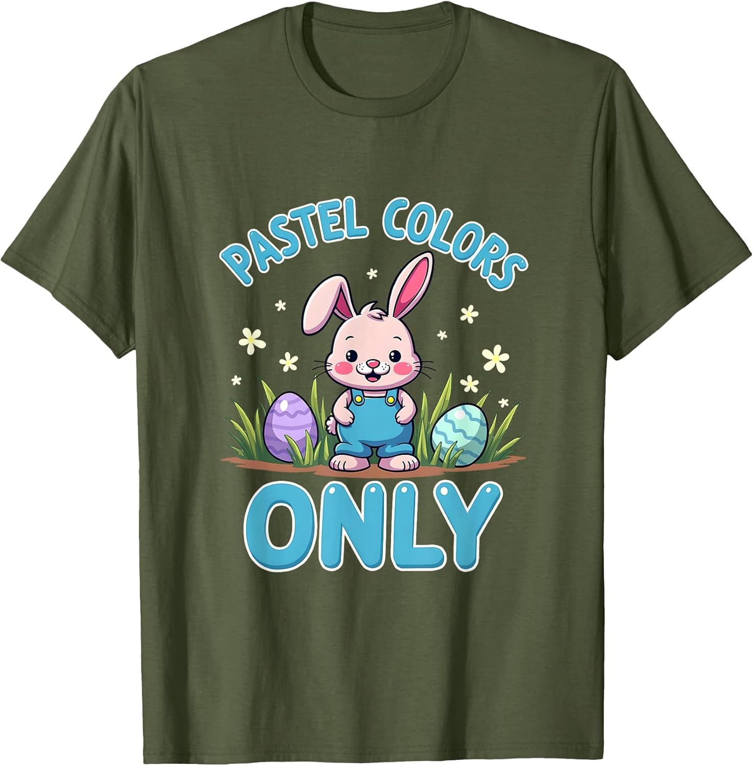 Boys Easter Pastel Colors Only Cute Easter Design T-Shirt