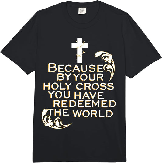 Stations of the Cross Jesus Holy Week Lent Easter Catholic Comfort Colors Adult Heavyweight T-Shirt