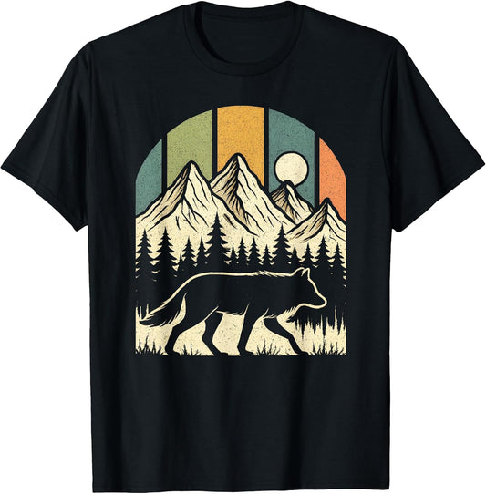 Big Culture Wolf Graphic Tees Men Women Kids