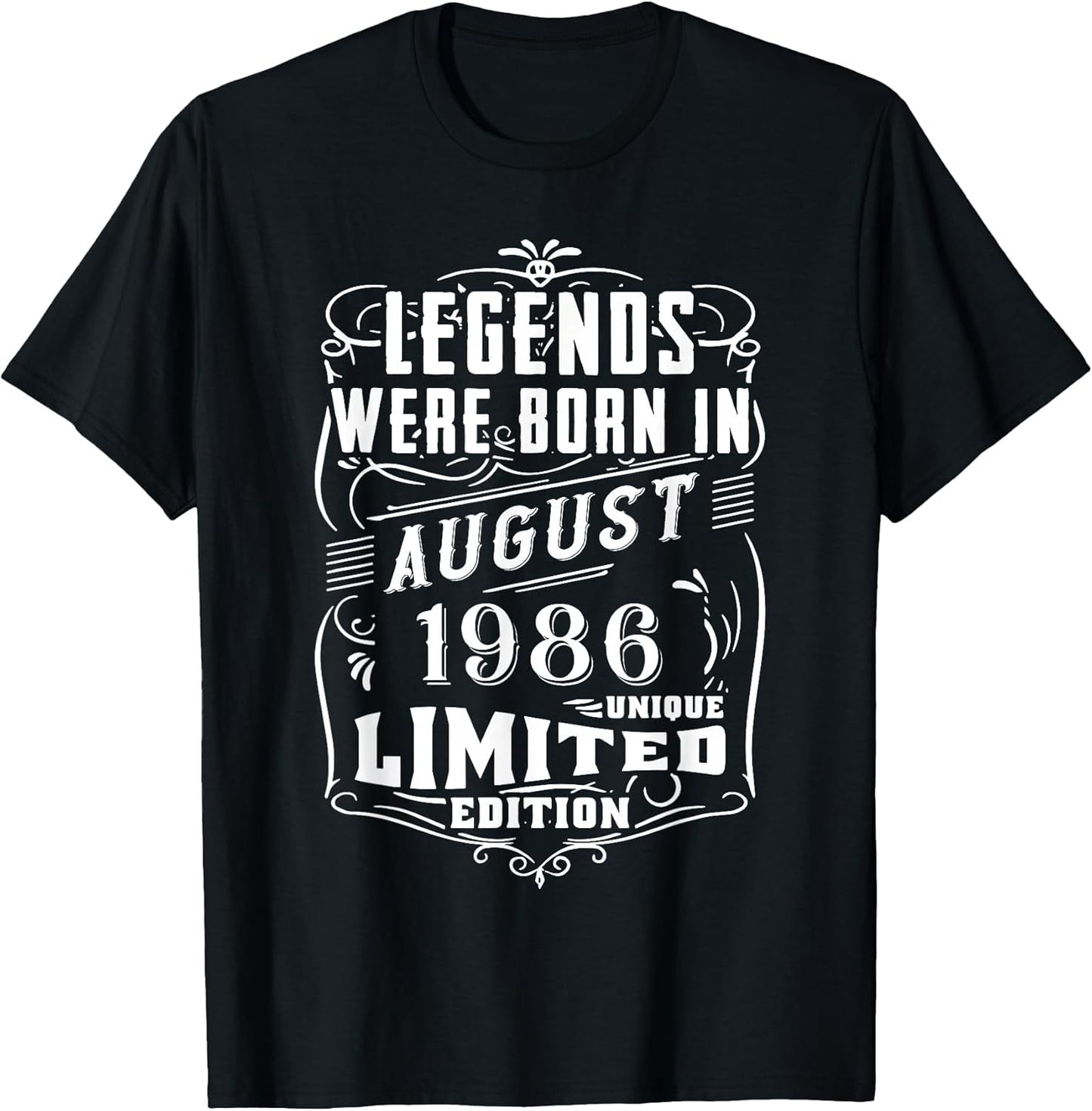 Jahrgang 1986 Geboren Limited für Damen und Herren