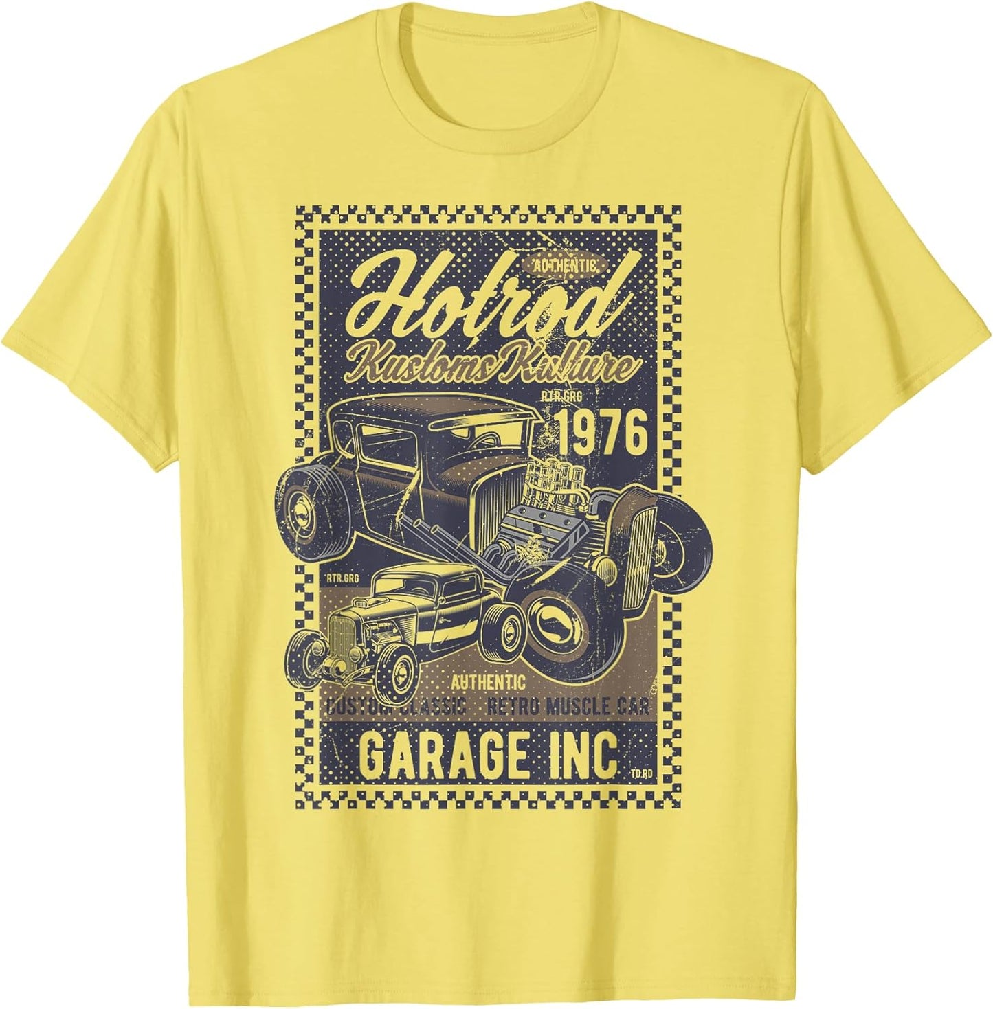 Vintage Retro Hotrod Gift Antique Car Stuff Merch