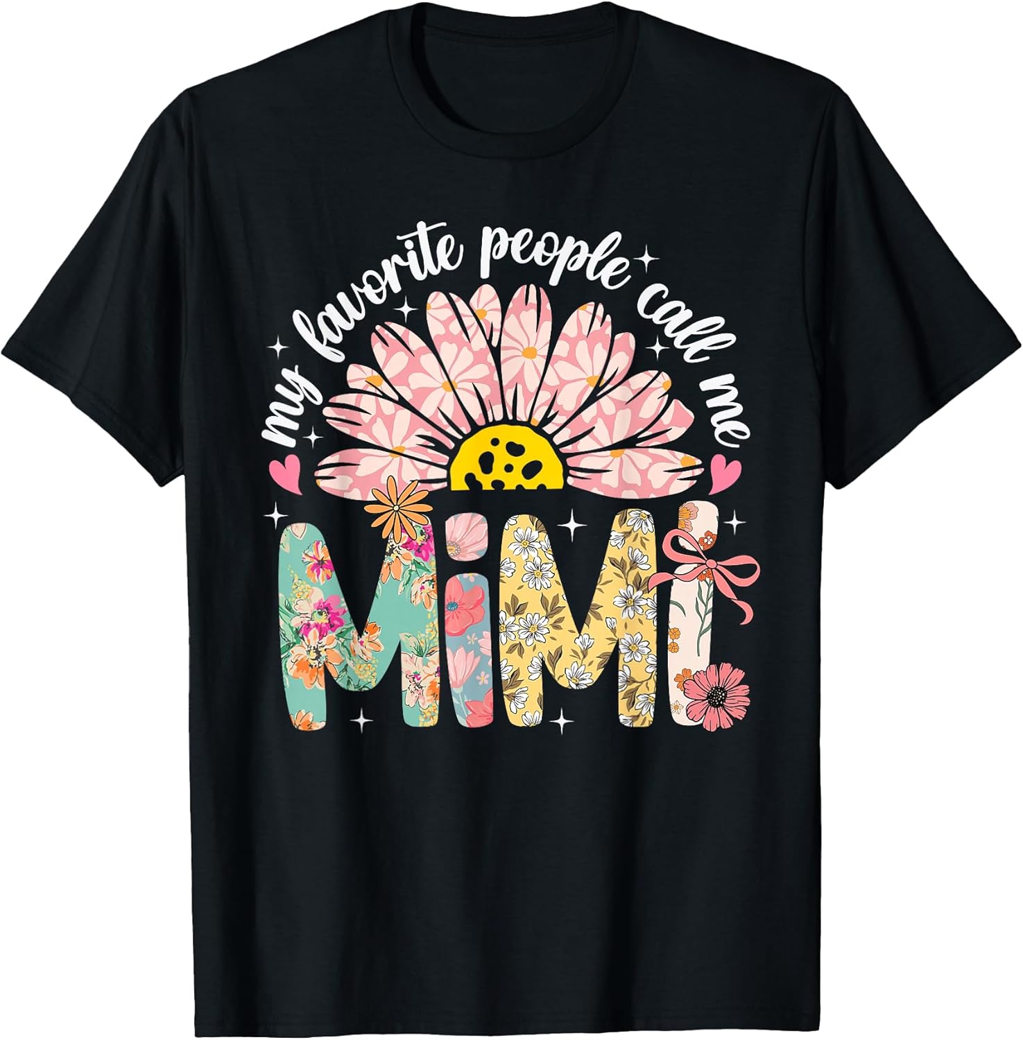 My Favorite People Call Me Mimi Mothers Day Girly Women T-Shirt