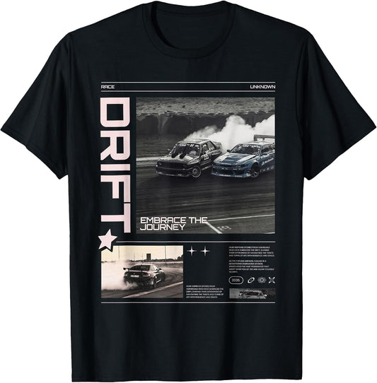 Vintage Japanese JDM Drift Race Car Graphic