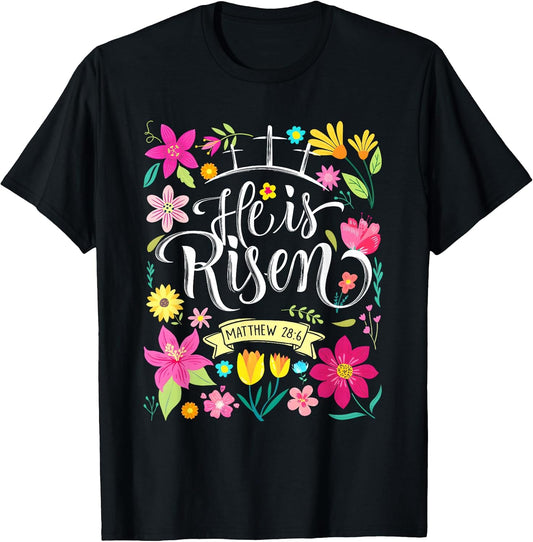 He is Risen Jesus Coquette Christian Happy Easter
